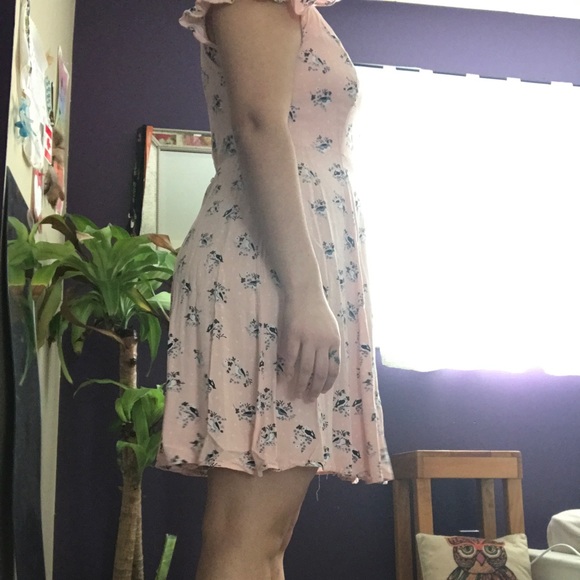 Blue Bird Printed Dress - Picture 2 of 3